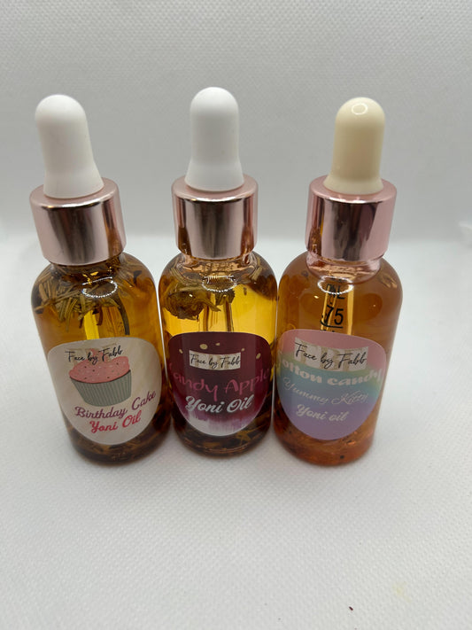 BIRTHDAY CAKE, CANDY APPLE, & COTTON CANDY COMBO YONI OILS